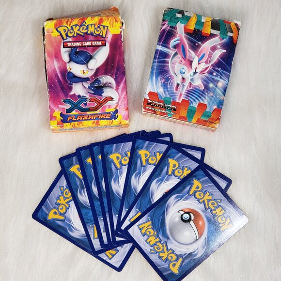 Pokemon Enchanted Echo Theme Furious Fists, Flashfire  XY2 Theme Decks Mystic - Picture 7 of 7